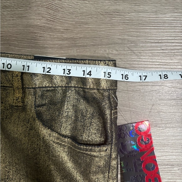 BONGO Shiny Gold Denim Pants - Picture 6 of 7